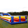 Juego deportivo inflable Twister 2 Lane Bungee Run, desafío inflable