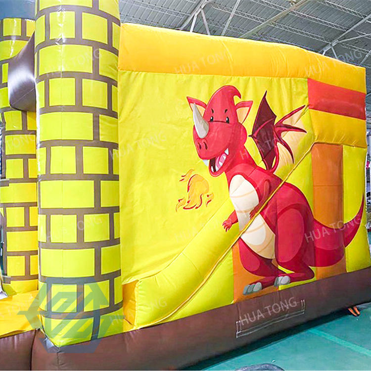 Casa de salto inflable de la gorila del castillo de la casa combinada de la despedida del salto del castillo animoso para los niños