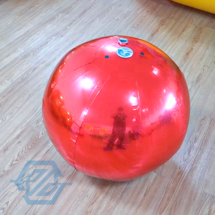 Bola de espejo inflable grande del globo inflable del espejo del disco para hacer publicidad