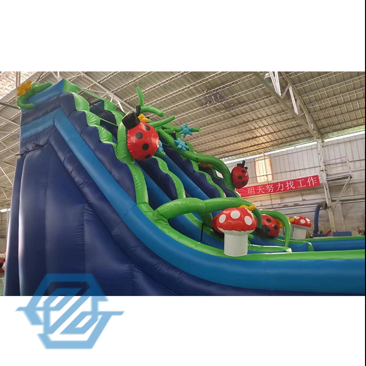 Tobogán inflable del castillo de salto del tema del bosque para los niños