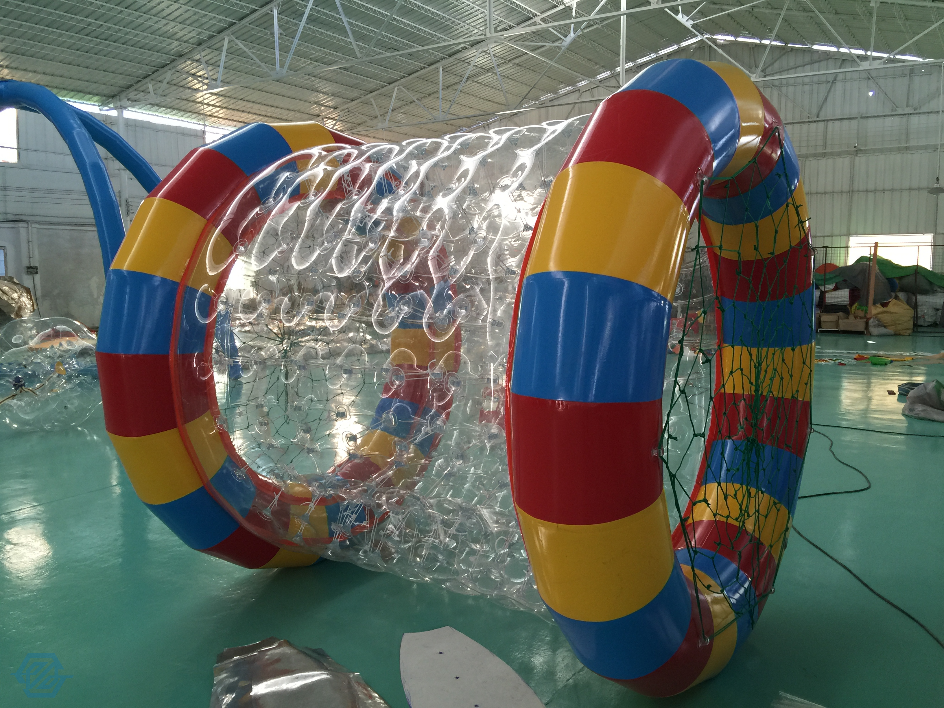 Bola de rodillo inflable para caminar por el agua, bola Zorb, PVC TPU para parque acuático