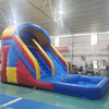 Tobogán acuático inflable comercial con piscina