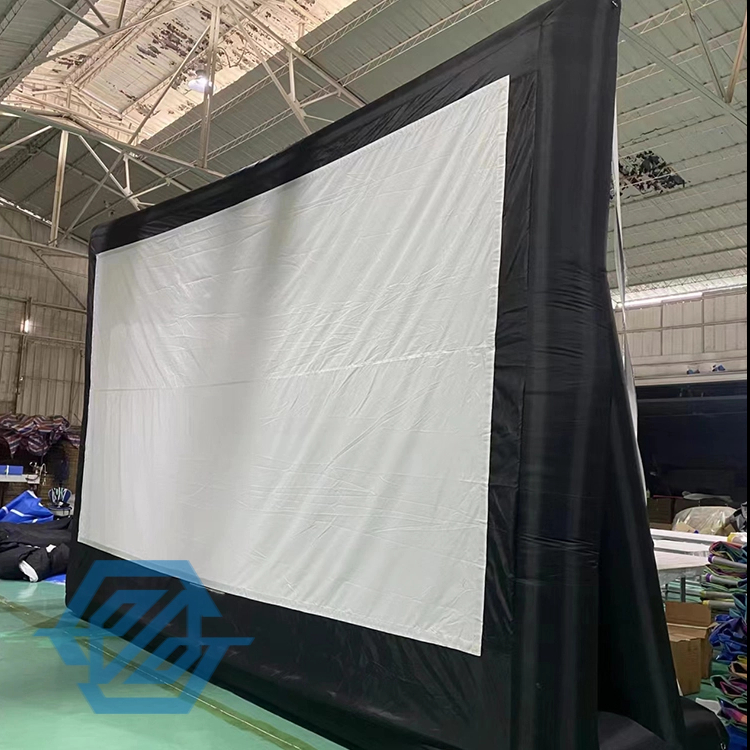 los 35.5x25.5ft explotan la pantalla de cine inflable al aire libre