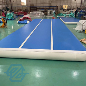 Piso inflable de la pista de aire de la estera que cae del entrenamiento del gimnasio