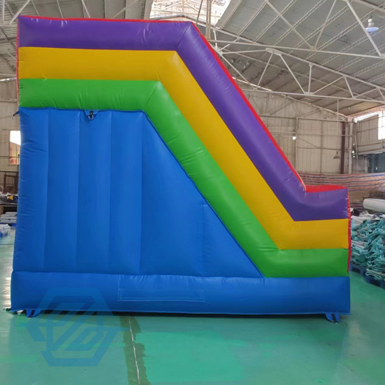 Juego de carrera de obstáculos inflable castillo hinchable combinado con tobogán 