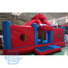 Tobogán combinado de casa de rebote de obstáculos inflable 