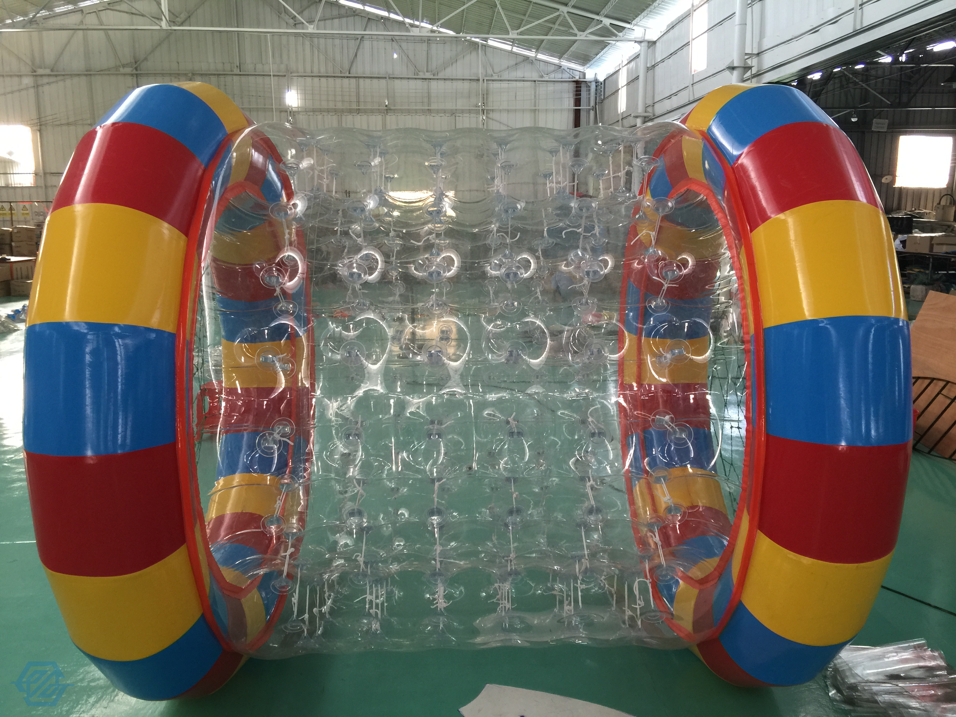 Bola de rodillo inflable para caminar por el agua, bola Zorb, PVC TPU para parque acuático